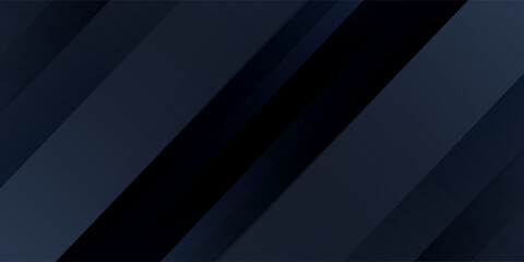 Modern black dark blue white abstract background. Minimal. Color gradient. Web banner. Geometric shape. 3d effect. Lines stripes triangles. Design. Futuristic. Metal metallic effect. Luxury. Premium.