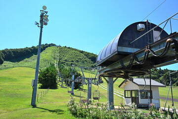 夜越山森林公園の自然と施設の風景（青森県）