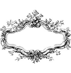 Vintage Ornate Frame SVG Bundle, Baroque Decorative Border PNG, Antique Frame Clipart for Invitations and Crafts