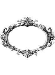 Vintage Ornate Frame SVG Bundle, Baroque Decorative Border PNG, Antique Frame Clipart for Invitations and Crafts