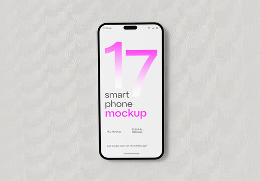 Modern Smart Phone Mockup PSD