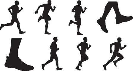 Minimalist Footwear Runner Silhouette Set