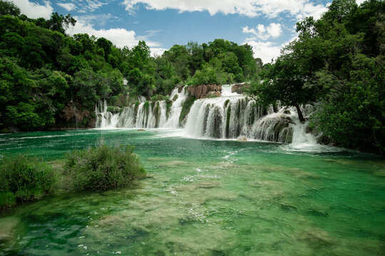 Wasserf&auml;lle im Krka Nationalpark Koratien