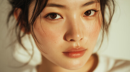portrait of a young asian woman
