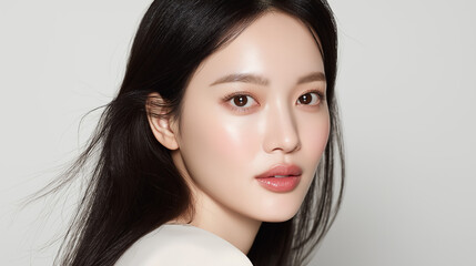 portrait of a young asian woman