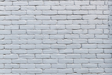 Painted, white, abstract brick wall