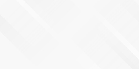 White abstract background with line pattern, banner design. Vector 16:9