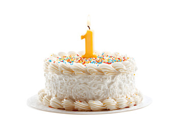 Birthday cake with candles-numbers transparent background for designers, marketers and IT professionals. Popular illustration, object, texture. Food, flowers, natural space for text. Positive.