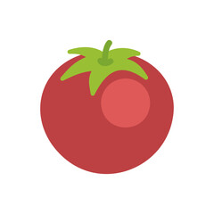 Tomato isolated design vector icon. Vegetable sign