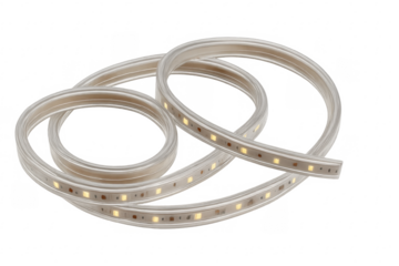 Coiled led strip light warm white lighting element