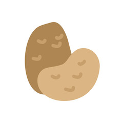 Potatoes isolated vector icon. Vegetable sign