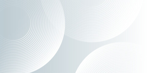 Naklejka premium White Minimal Abstract Background. Modern shiny white diagonal rounded lines pattern. Minimal geometric.