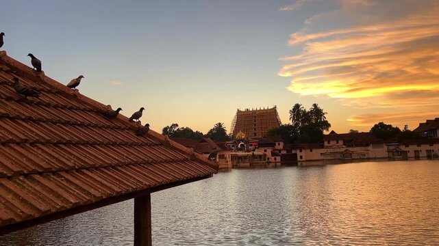 Majestic Padmanabhaswamy Temple Kerala | Ancient Architecture | Hindu Temple 4K Footage | Indian Culture | Famous Vishnu Temple South India