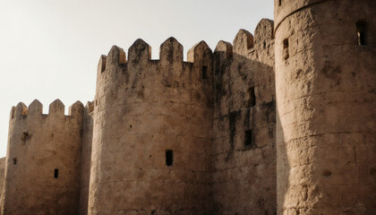 old castle in the city