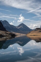 lake in the mountains