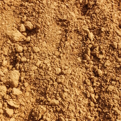 Close-Up Texture of Dry Brown Soil Showing Natural Earth Surface Pattern