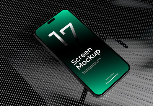 Phone Screen PSD Template