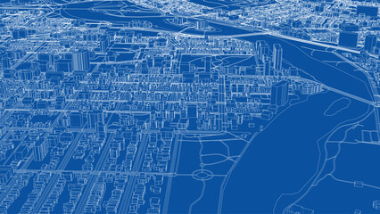 Detailed City Blueprint