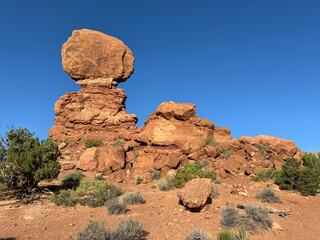 Big Balanced Rock in Arches
