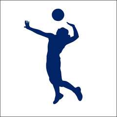 vollybal vector illustration
