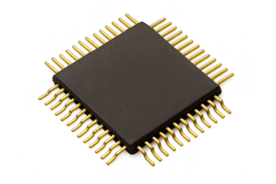 Computer chip for modern electronic device processing technology