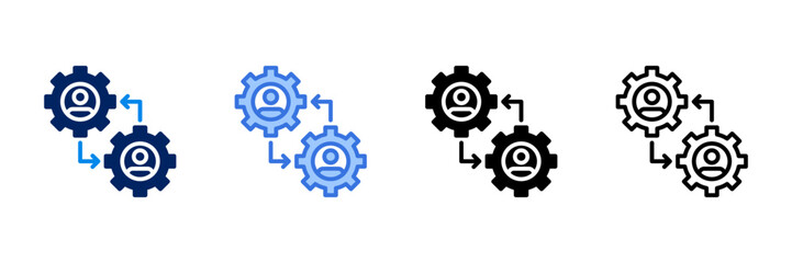 Cross Functional  Icon Set Different Style Collection 