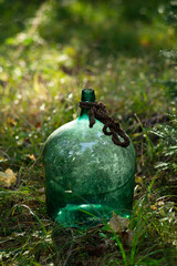 大型のガラス瓶　アンティーク、