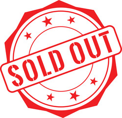 Sold Out Badge or Stamp Design