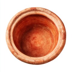 Terracotta Pot with Rustic Finish Ideal for Gardening and Home Decor in Warm Earthy Tones