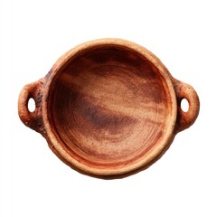 Round Terracotta Bowl with Smooth Surface and Distinctive Clay Texture for Authentic Culinary Presentation
