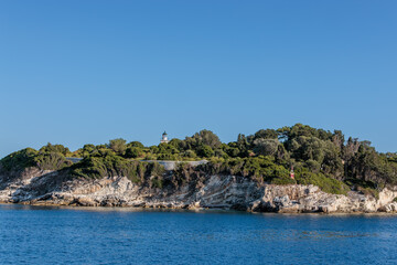 Naklejka premium From the ferry trip from Corfu to Paxos