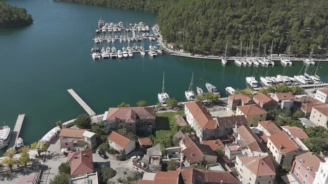 aerial view of the old town