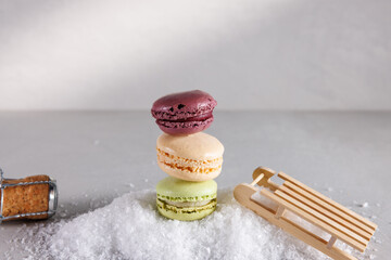 Macarons in Szene gesetzt - Süßes Statement