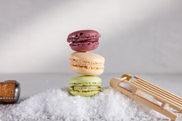 Macarons in Szene gesetzt - Süßes Statement