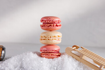 Macarons in Szene gesetzt - Süßes Statement