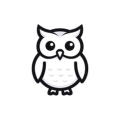 Fototapeta premium cute owl logo