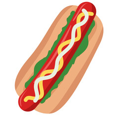 Hotdog  sausage Slice