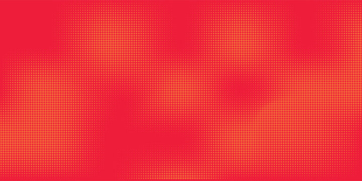 Dots halftone orange color pattern gradient texture with technology digital background. Dots pop art comics with summer background abstrack illustration