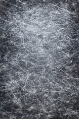 Close-up of scratches on ice surface