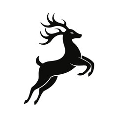 Fototapeta premium silhouette of a deer