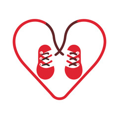 red heart on the hand