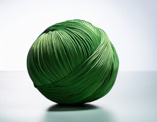 large green yarn ball