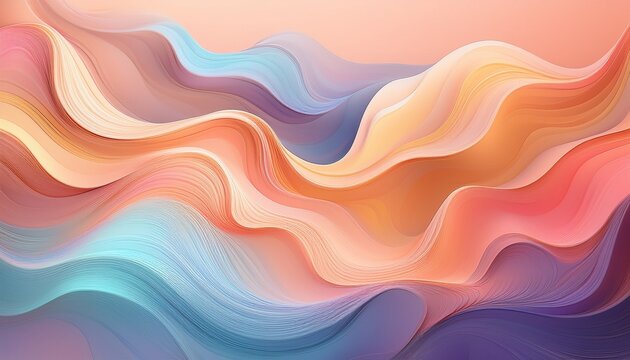 soft pastel abstract background smooth flowing gradient colors