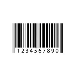 Barcode with numbers for product identification and scanning.