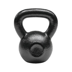 Fototapeta premium Black kettlebell cast iron weight png gym png strength png workout png exercise png training png fitness png equipment png crossfit png lifting png transparent background image