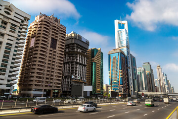 Sheikh Zayed Road in Dubai