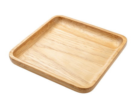 rectangular wooden plate