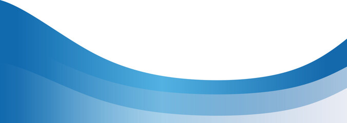 Obraz premium Elegant Wavy Footer 
