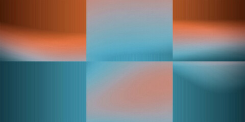 Obraz premium Abstract background with blue and orange gradient and blurred effect