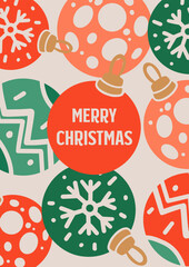 Colorful Christmas ornaments spread festive cheer